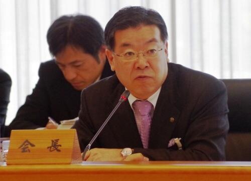 画像：山田本部長（全国知事会会長・京都府知事）